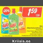 Allahindlus - Ajax
üldpuhastusvahend, 1 l