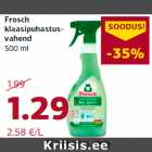 Allahindlus - Frosch
klaasipuhastusvahend
500 ml