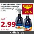 Allahindlus - Astonish Premium Edition
üldpuhastusvahend ja
rasvaeemaldaja
750 ml