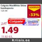 Allahindlus - Colgate MaxWhite Shine
hambapasta
125 ml