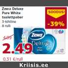 Allahindlus - Zewa Deluxe
Pure White
tualettpaber