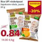 Allahindlus - Rice UP! riisikrõpsud
