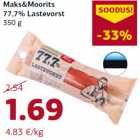 Allahindlus - Maks&Moorits
77,7% Lastevorst
350 g