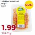 Allahindlus - Usin kikerhernekarri
riisiga
500 g