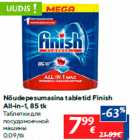 Nõudepesumasina tabletid Finish All-in-1, 85 tk