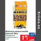 Röstitud ja soolatud mandlid Germund, 150 g