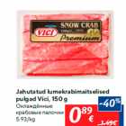 Allahindlus - Jahutatud lumekrabimaitselised pulgad Vici, 150 g