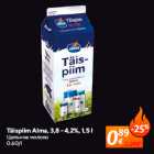 Täispiim Alma, 3,8 - 4,2%, 1,5 l