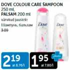 DOVE COLOUR CARE ŠAMPOON 250 ML, PALSAM 200 ML