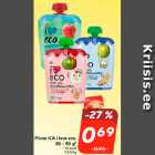 Püree ICA i love eco,
85 - 90 g*