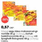 Allahindlus - Maggi segu Idea makaroni-singivormile 35 g või Spaghetti Bolognese 44 g