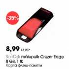 Allahindlus - San Disk mälupulk Cruzer Edge 8 GB, 1 tk