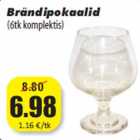 Brändipokaalid
(6tk komplektis)