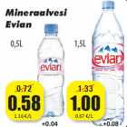 Allahindlus - Mineraalvesi
Evian