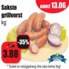 Allahindlus - Sakste
grillvorst
kg