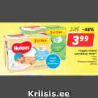 Allahindlus - Huggies niisked
 salvrätikud, 56 tk**