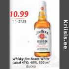 Allahindlus - Whisky Jim Beam White Label 4YO