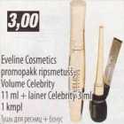 Allahindlus - Eveline Cosmetics promopakk ripsmetušš Volume Celebrity+lainer Celebrity