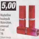 Allahindlus - Maybelline huulepulk Watershine