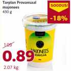 Allahindlus - Tarplan Provansaal
majonees
430 g