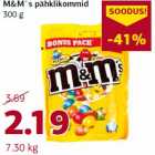 Allahindlus - M&M´s pähklikommid
300 g