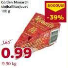 Allahindlus - Golden Monarch
sinihallitusjuust
100 g