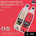 Allahindlus - Siider Fizz Sweet Pear või Wild Strawbwrry 4,5%, 1,5 l