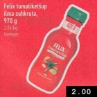 Allahindlus - Felix tomatiketšup ilma suhkruga, 970 g