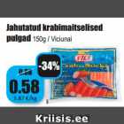 Allahindlus - Jahutatud krabimaitselised
pulgad 