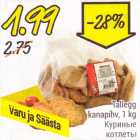 Allahindlus - Tallegg kanapihv, 1 kg