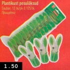 Plastikust pesulõksud