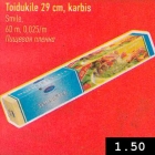 Toidukile 29 cm, karbis