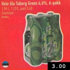 Hele õlu Tuborg Green