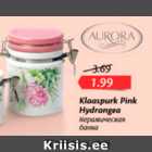 Klaaspurk Pink Hydrangea