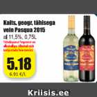 Allahindlus - Kaits. geogr. tähisega vein Pasqua 2015