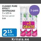 CLEANIC PURE EFFECT VATIPADJAD