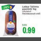 Allahindlus - Leibur Tallinna peenleib 1 kg viilutatud 