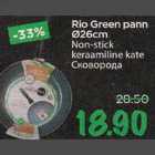 Allahindlus - Rio Green pann d26cm Non-stick keraamiline kate