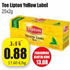 Allahindlus - Tee Lipton Yellow Label