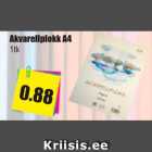 Allahindlus - Akvarellplokk A4 1 tk