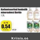 Allahindlus - Karboniseeritud looduslik mineraalvesi Darida 1,5 L