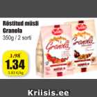 Allahindlus - Röstitud müsli Granola