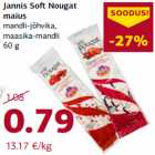 Allahindlus - Jannis Soft Nougat
maius