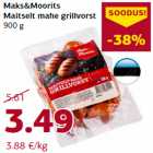 Allahindlus - Maks&Moorits
Maitselt mahe grillvorst
900 g