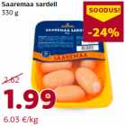 Allahindlus - Saaremaa sardell
330 g