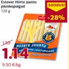 Allahindlus - Estover Hiirte juustu
piknikupulgad
120 g