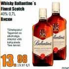 Allahindlus - Whisky Ballantine`s
Finest Scotch
