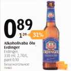 Allahindlus - Alkoholivaba õlu Erdinger