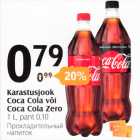 Allahindlus - Karastusjook Coca Cola või Coca Cola Zero 1 l