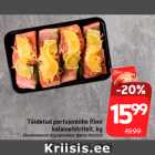 Магазин:Hüper Rimi,Скидка:Начиненное порционное филе лосося
